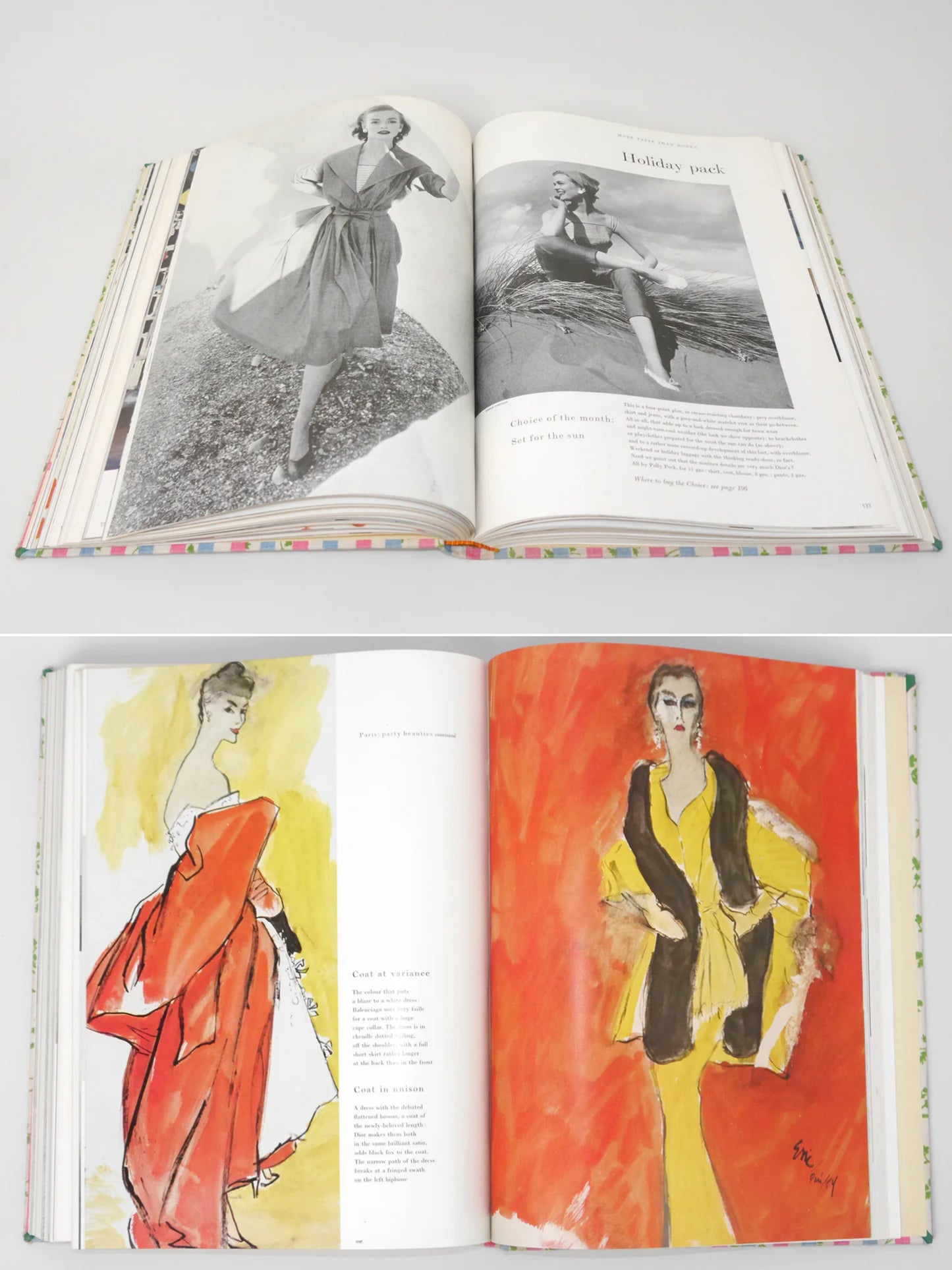 Bound Vintage Fashion Magazine Issues - VOGUE UK 1954
