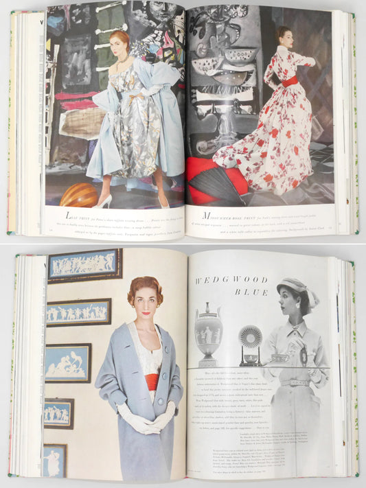 Bound Vintage Fashion Magazine Issues - VOGUE UK 1954