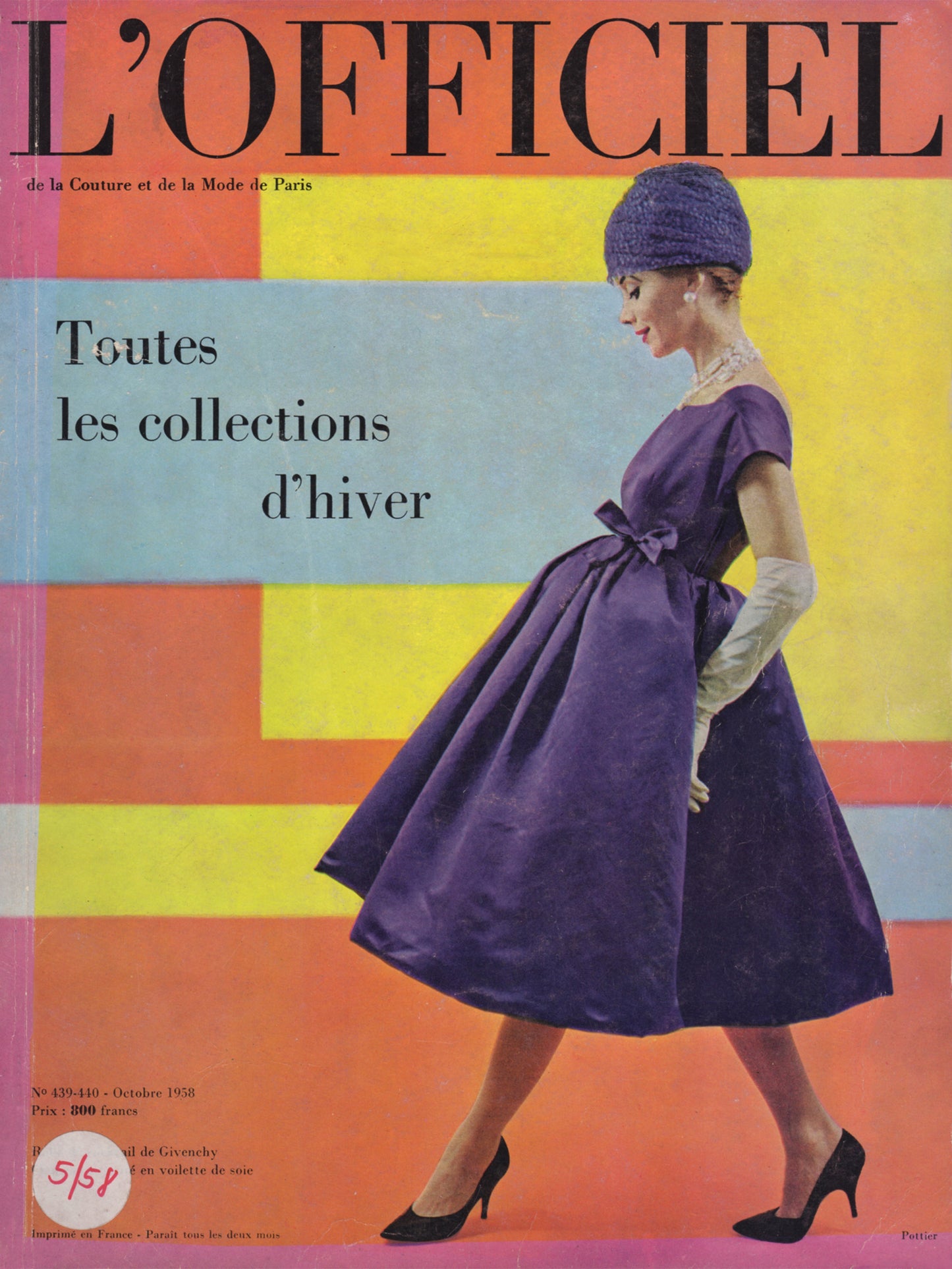 L'OFFICIEL PARIS October 1958