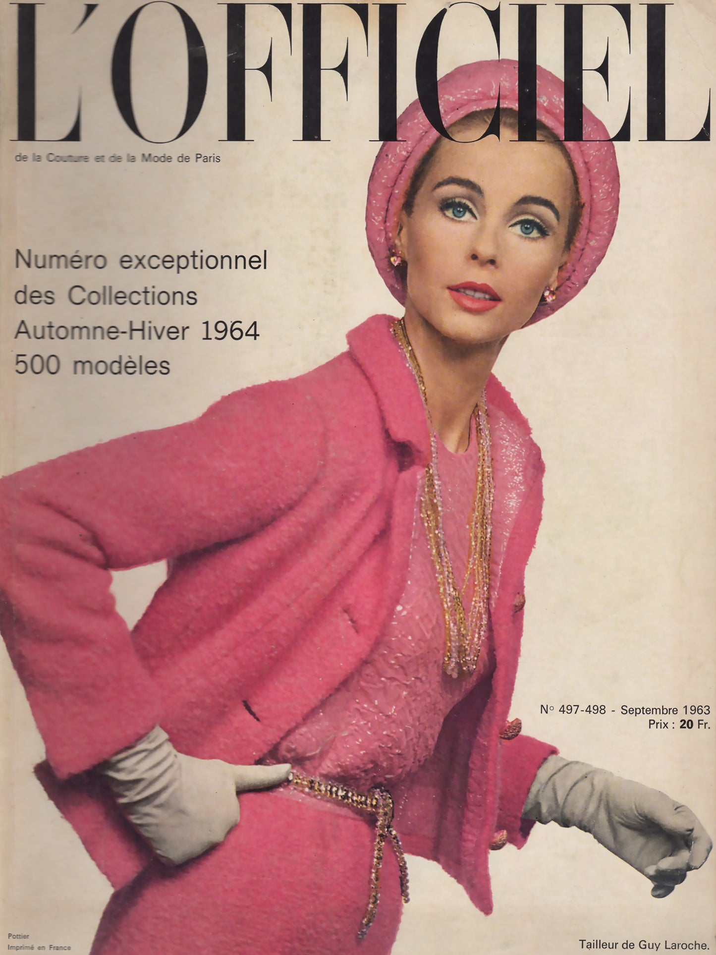 L'OFFICIEL PARIS September 1963