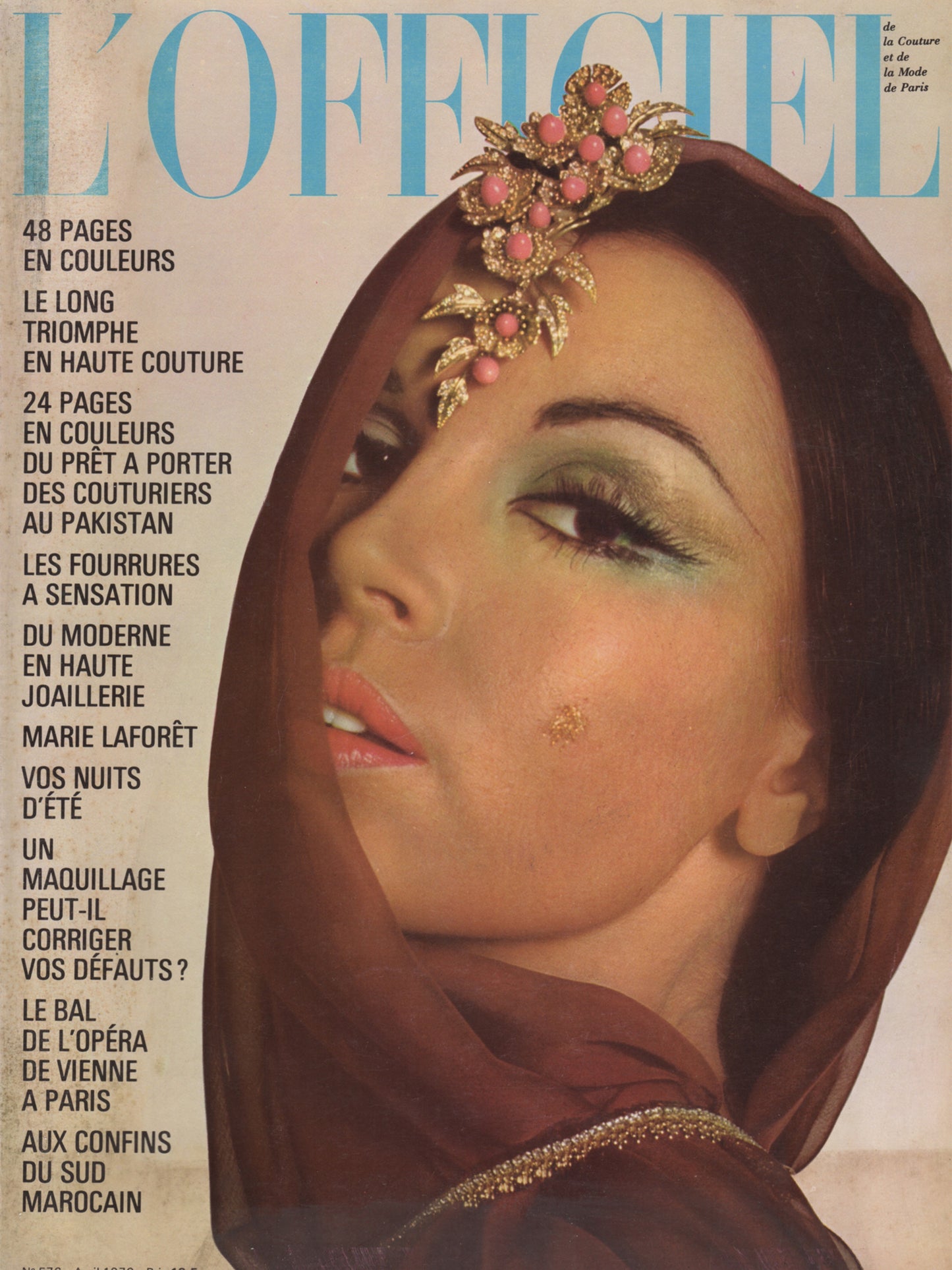 L'OFFICIEL PARIS April 1970