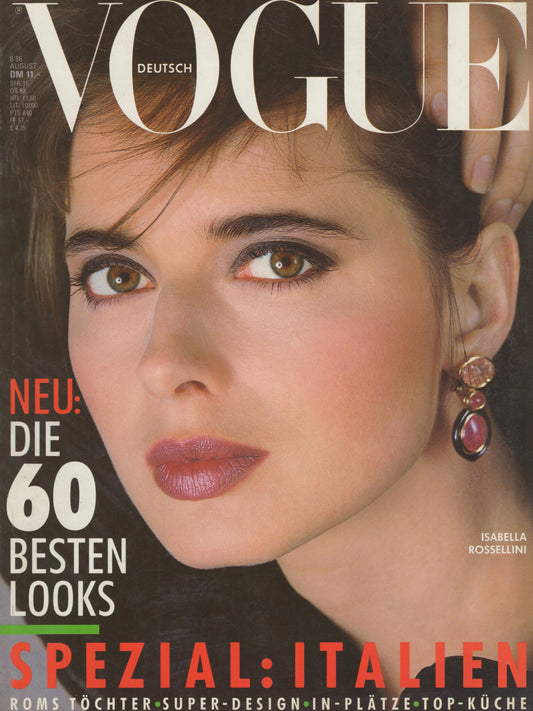 VOGUE GERMANY August 1986