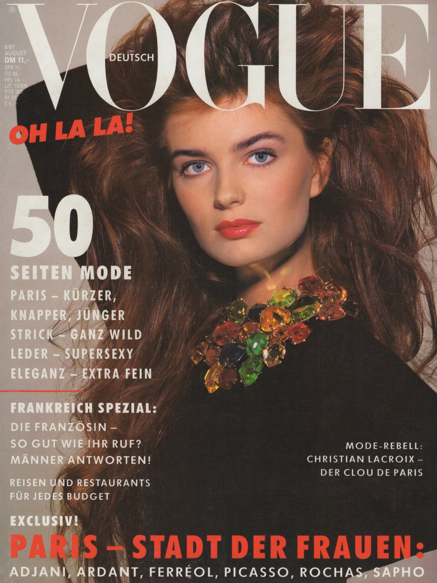 VOGUE GERMANY August 1987