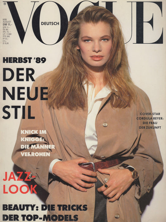 VOGUE GERMANY August 1989