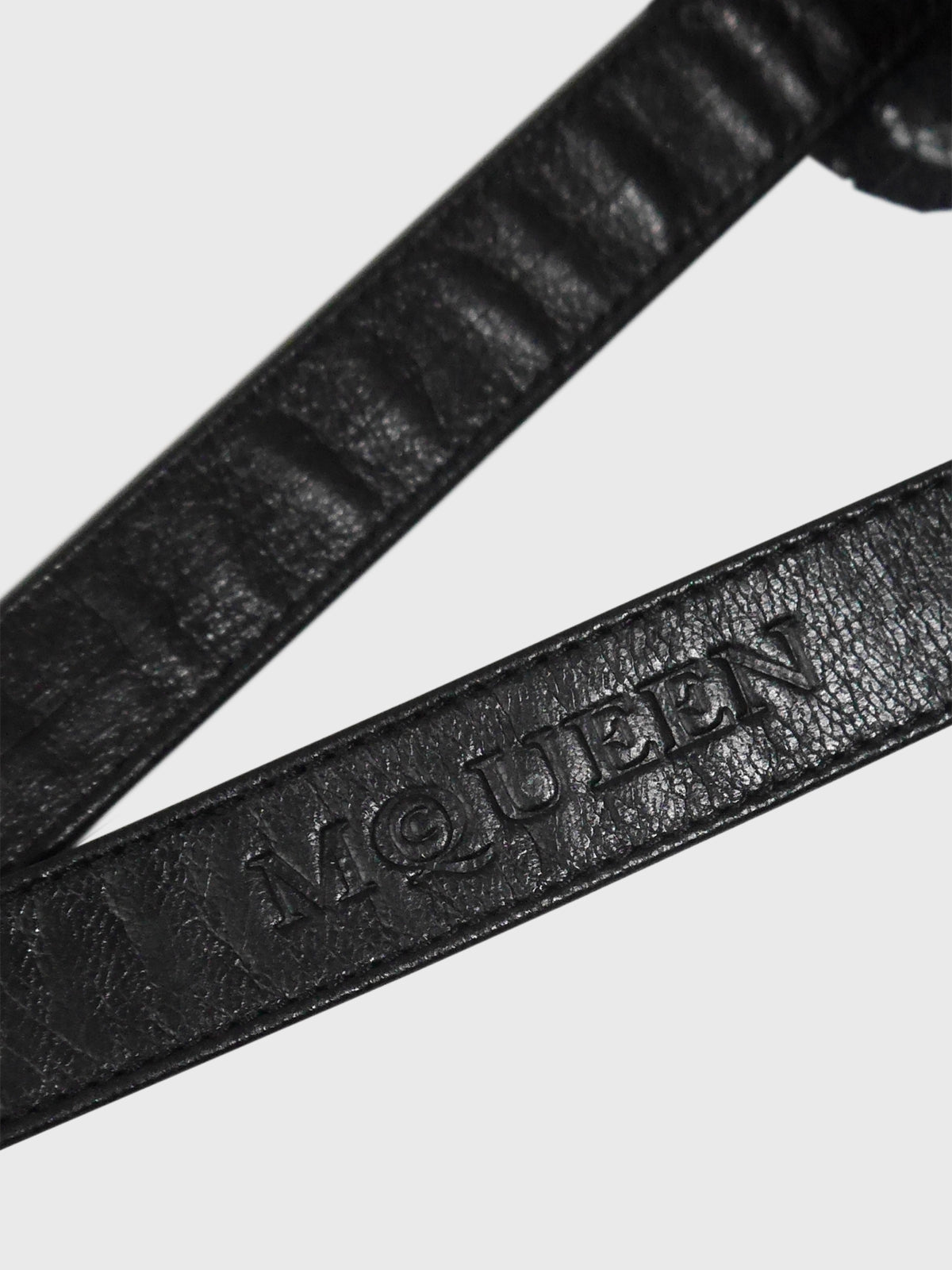 ALEXANDER MCQUEEN Spring 1999 Vintage Backless Halterneck Lace Dress w/ Belt