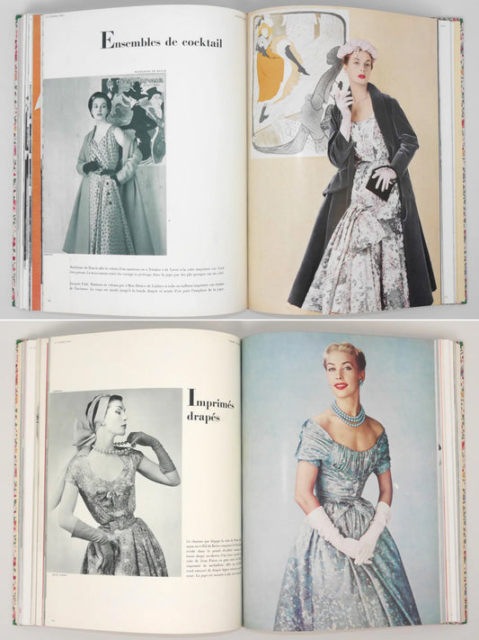Bound Vintage Fashion Magazine Issues - FEMME CHIC 1955