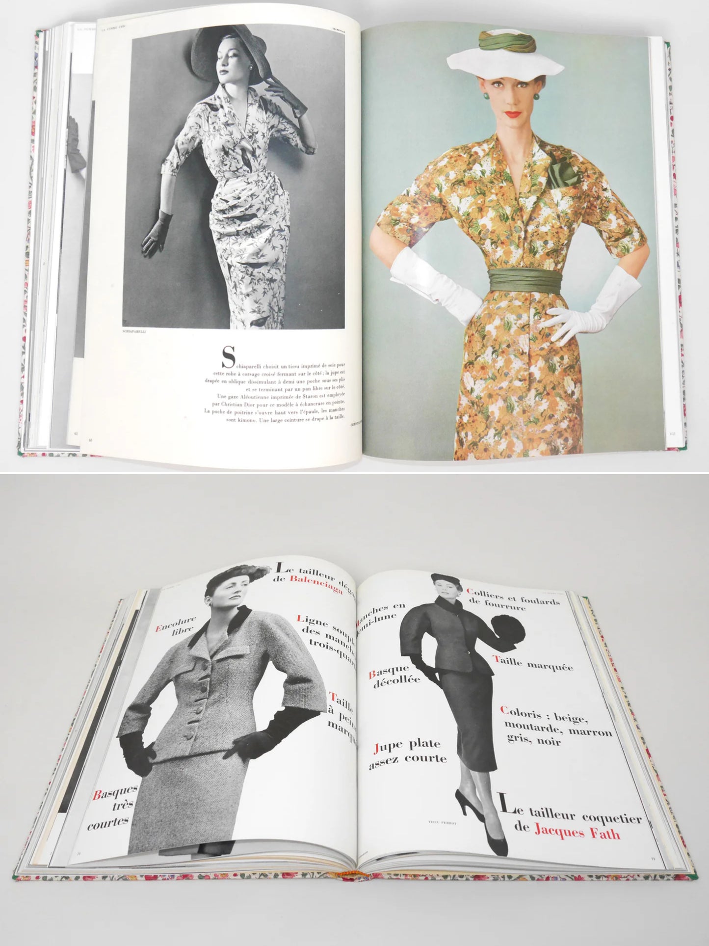 Bound Vintage Fashion Magazine Issues - FEMME CHIC 1953 1954