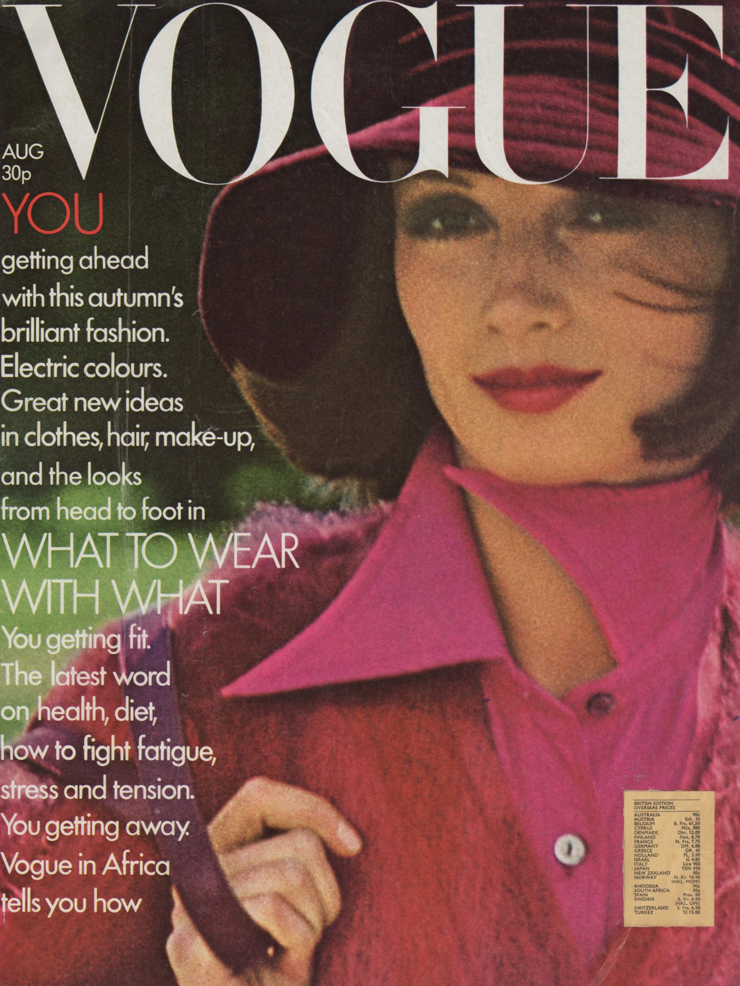 British VOGUE UK August 1972