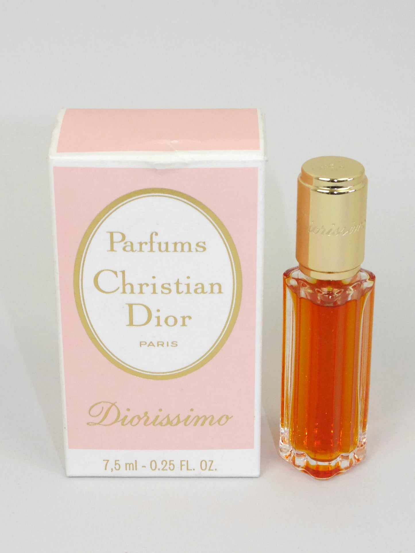 CHRISTIAN DIOR Diorissimo (1956) 7,5 ml Perfume Extrait de Parfum 1960s Vintage Rare