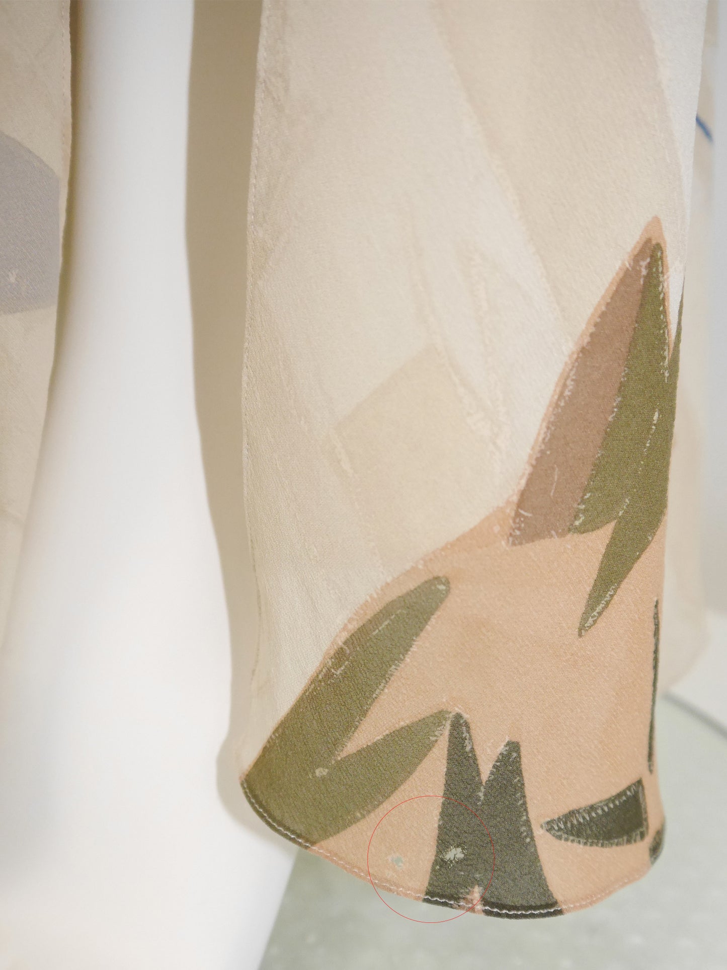 CHRISTIAN DIOR by John Galliano Fall 2001 Vintage Printed Silk Maxi Dress Size L