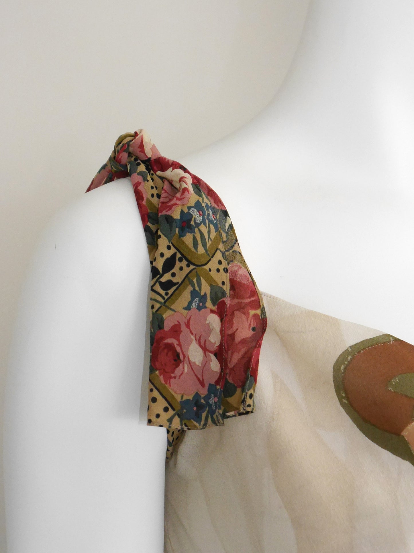 CHRISTIAN DIOR by John Galliano Fall 2001 Vintage Printed Silk Maxi Dress Size L