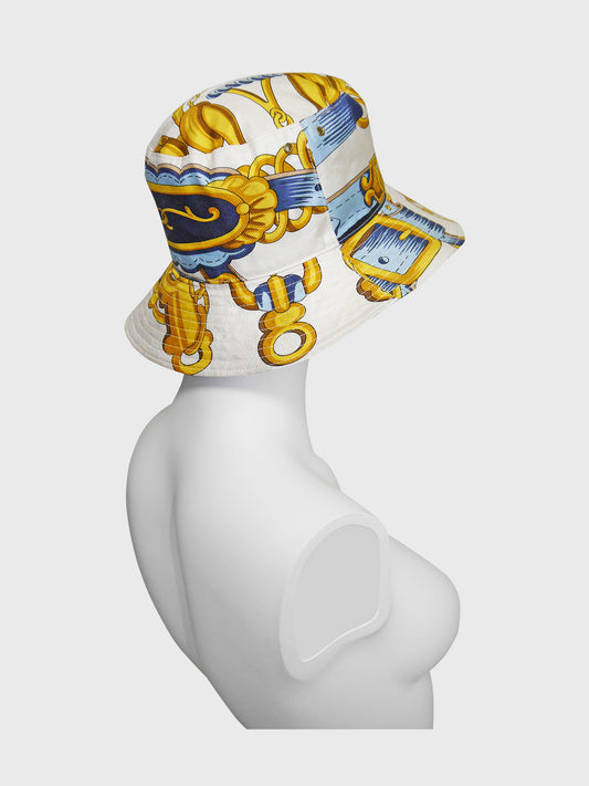 CHRISTIAN DIOR by John Galliano Spring 2000 Vintage Silk Bucket Hat