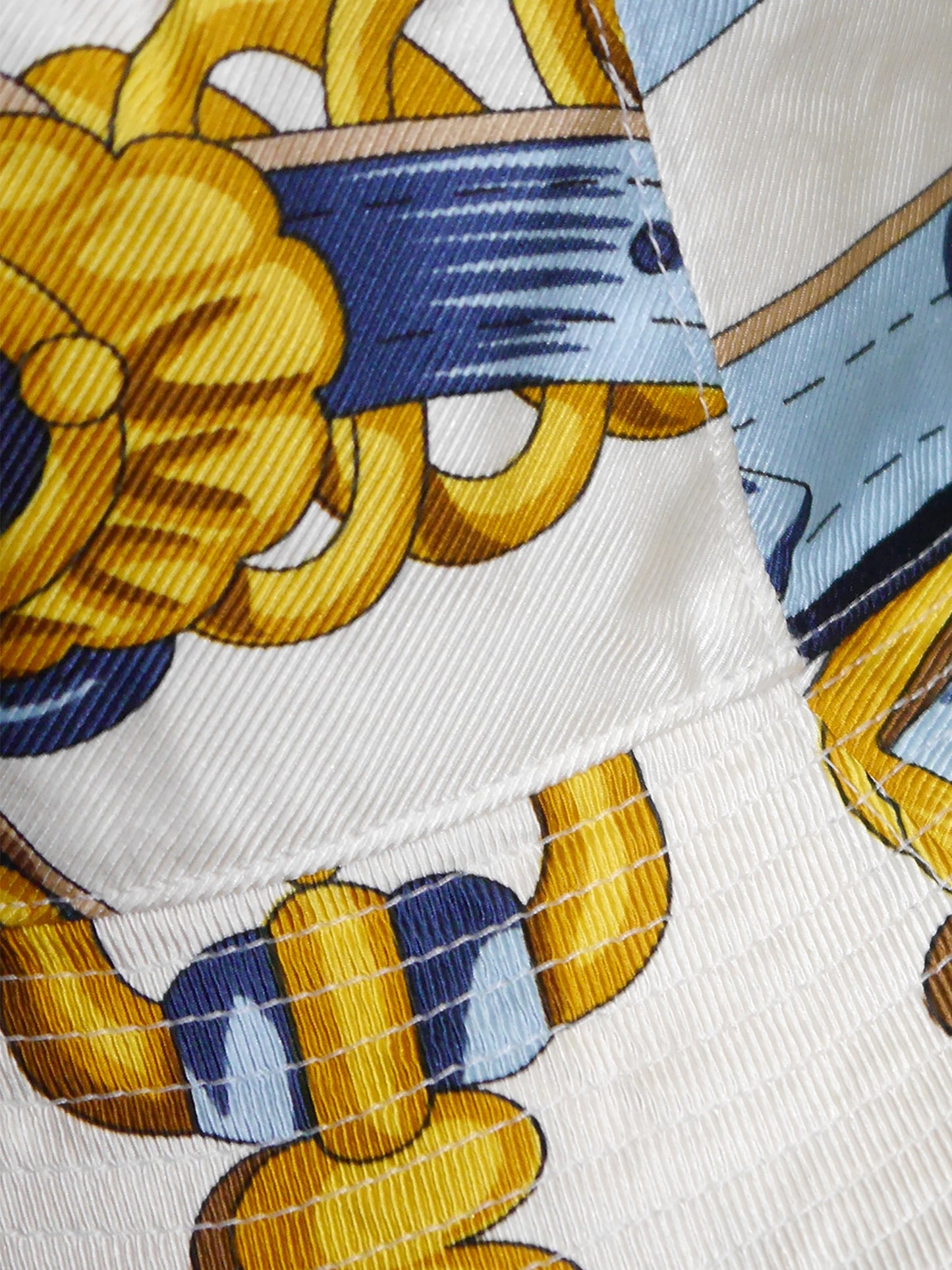 CHRISTIAN DIOR by John Galliano Spring 2000 Vintage Silk Bucket Hat