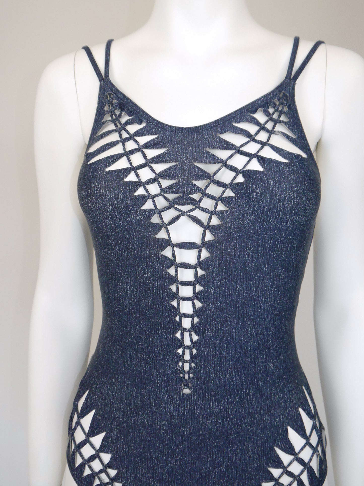 CHRISTIAN DIOR by John Galliano Spring 2001 Vintage Swimsuit w/ Cutouts Size M