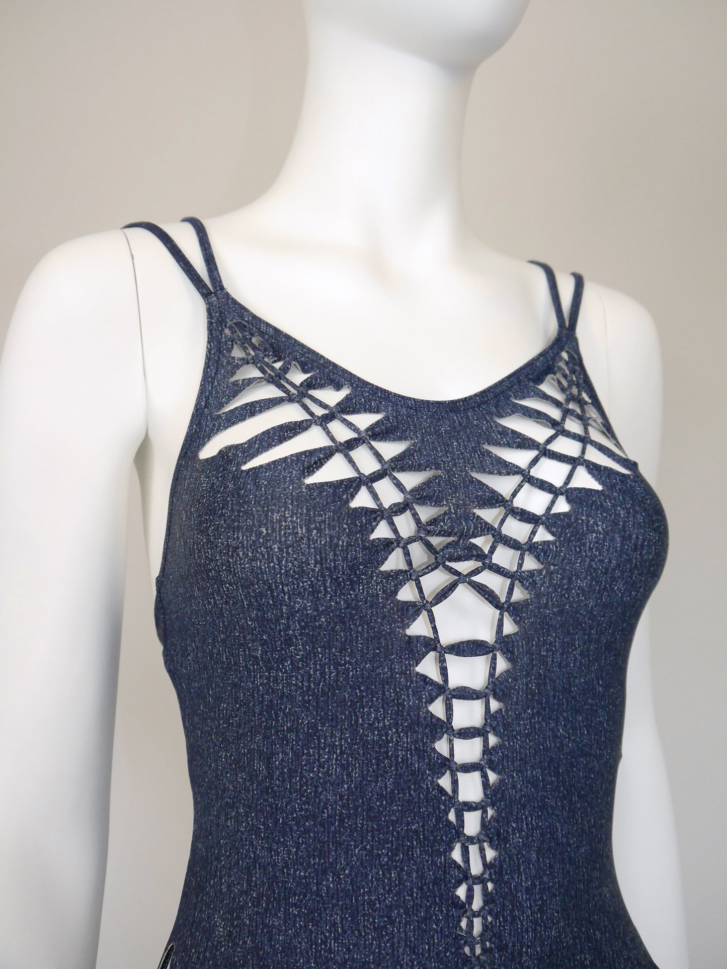 CHRISTIAN DIOR by John Galliano Spring 2001 Vintage Swimsuit w/ Cutouts Size M