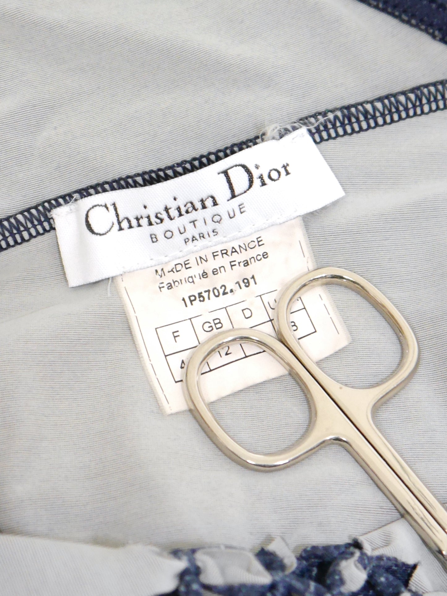 CHRISTIAN DIOR by John Galliano Spring 2001 Vintage Swimsuit w/ Cutouts Size M