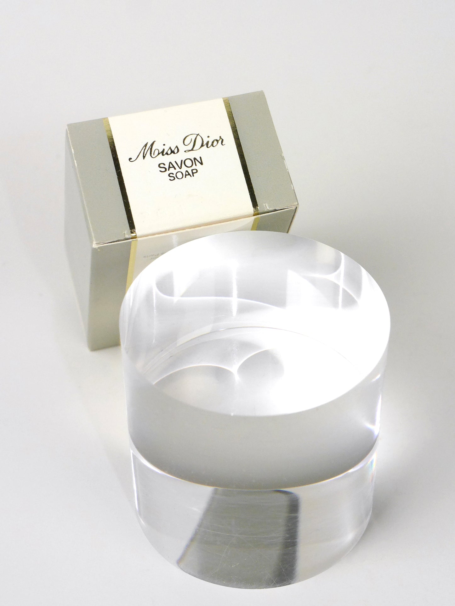 CHRISTIAN DIOR Miss Dior (1947) 26 ml Eau de Toilette Splash & Soap Gift Set 1980s Vintage Perfume Parfum