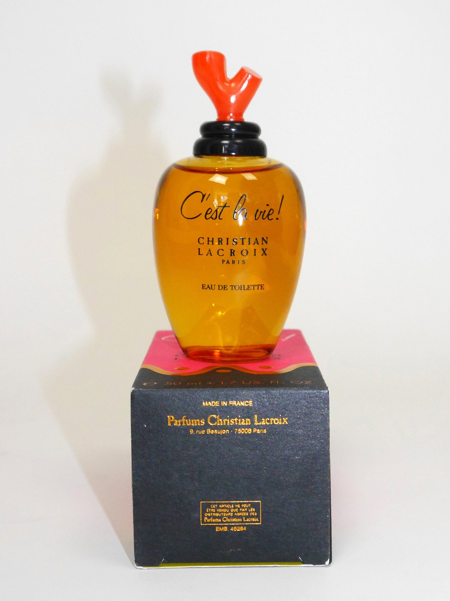 CHRISTIAN LACROIX C'est la vie! (1990) 50 ml Eau de Toilette EdT Splash 1990s Vintage Perfume Parfum
