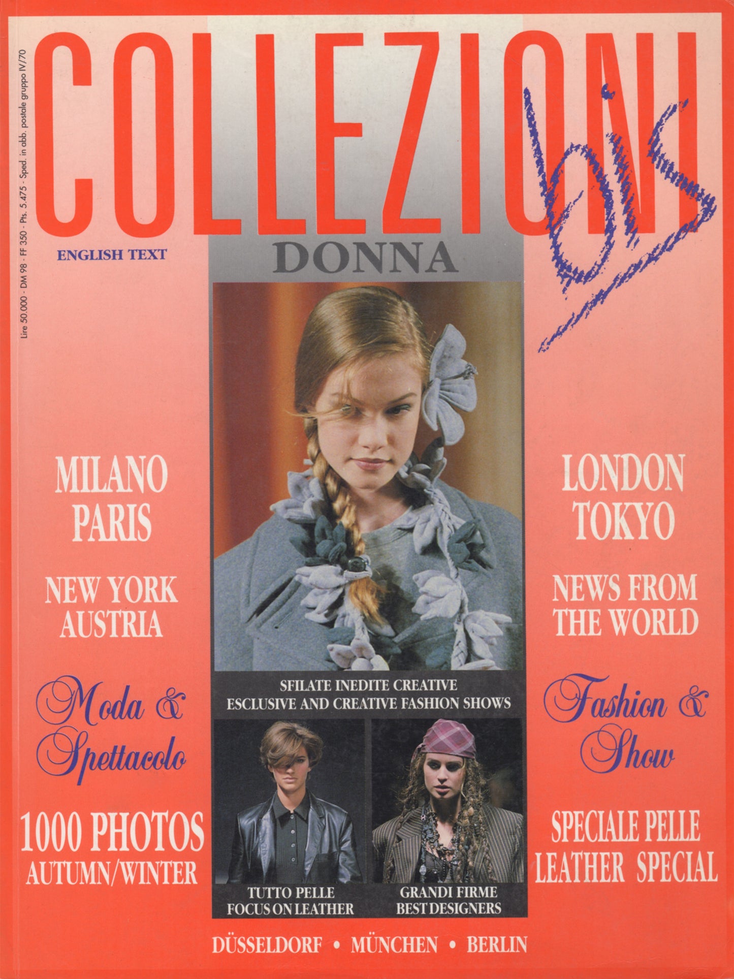 COLLEZIONI Donna N. 29 Prêt-à-Porter Ready-to-Wear Fall 1992/1993 "BIS"