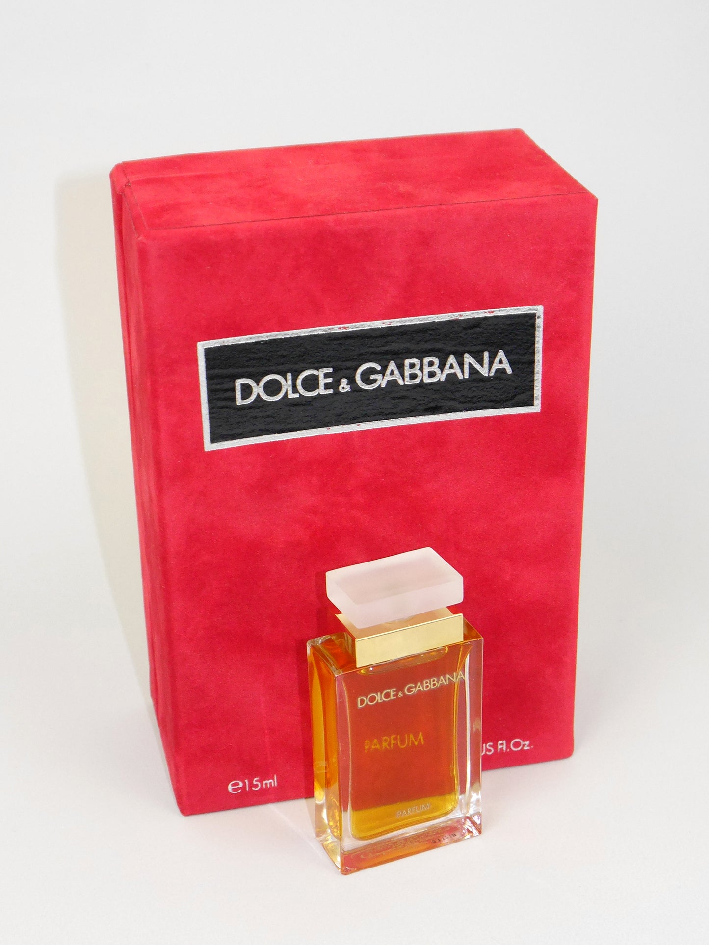 DOLCE & GABBANA (1992) 15 ml Extrait de Parfum Pure Perfume 1990s Vintage Fragrance