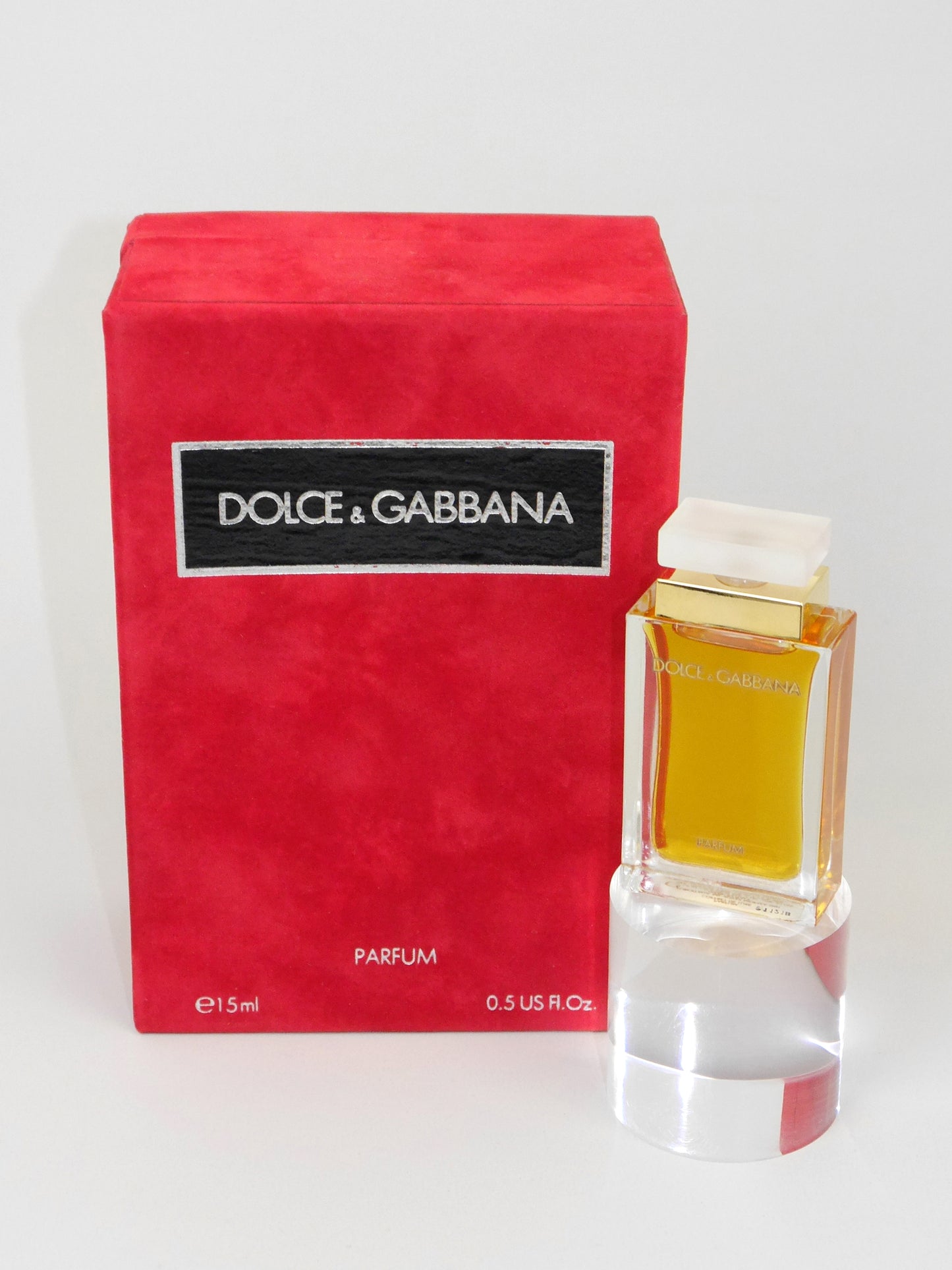 DOLCE & GABBANA (1992) 15 ml Extrait de Parfum Pure Perfume 1990s Vintage Fragrance