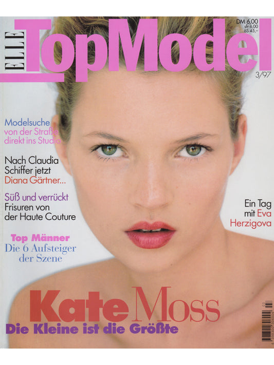 ELLE TOP MODEL No. 15 3/1997 Kate Moss German Edition