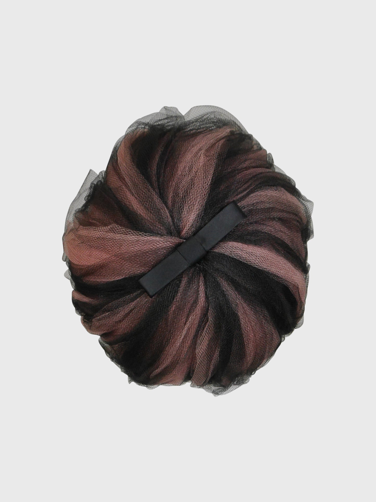 ELSA SCHIAPARELLI 1950s 1960s Vintage Draped Tulle Hat w/ Bow Size M