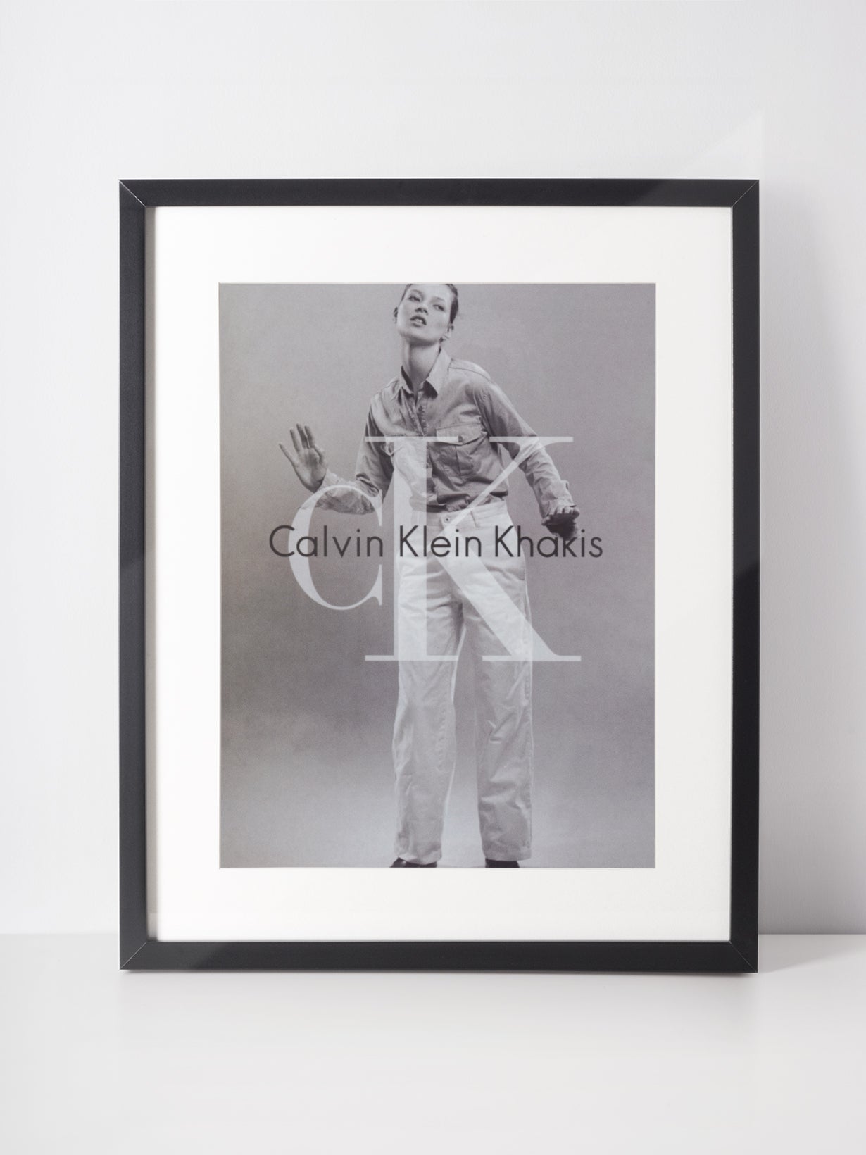 CALVIN KLEIN 1996 Khakis Vintage Advertisement Fashion Kate Moss – VINTAGE  VON WERTH
