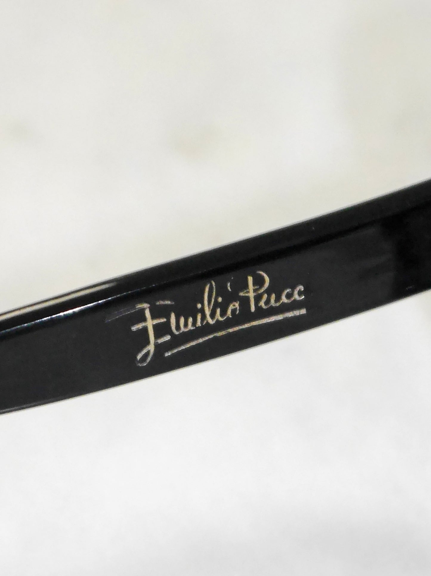 EMILIO PUCCI 1960s Vintage Round Oversized Sunglasses