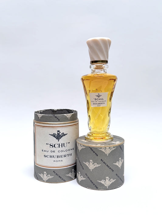 EMILIO SCHUBERTH Schu (1947) 50 ml Eau de Cologne Splash w/ Box Vintage Perfume Parfum Discontinued