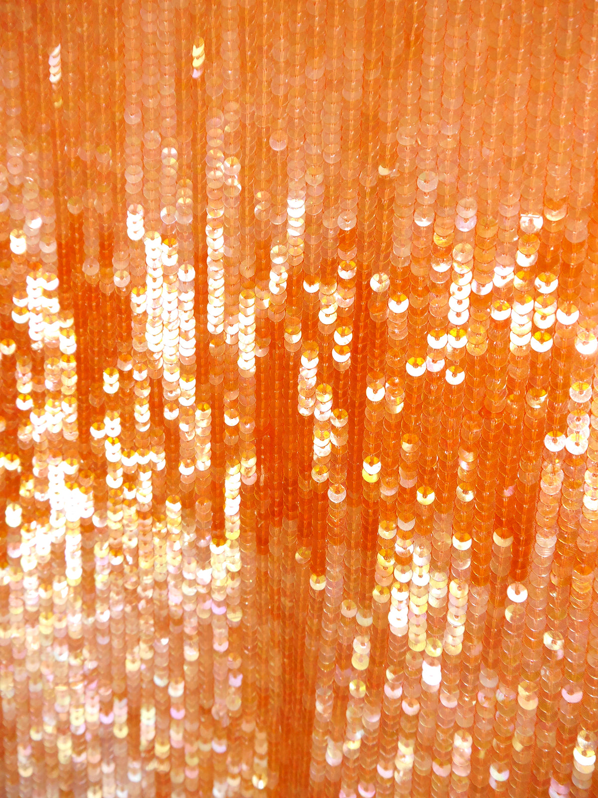 ESCADA 2000s Vintage Peach Ombré Sequin Silk Skirt Size S