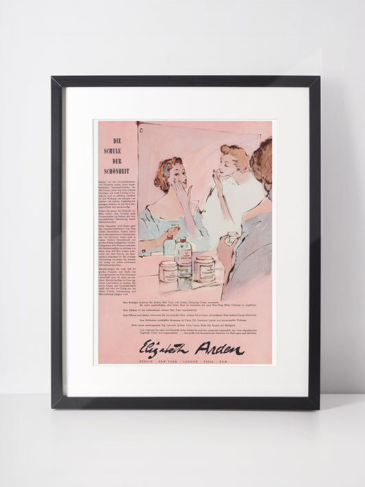 ELIZABETH ARDEN 1954 Vintage Print Advertisement Beauty Cosmetics