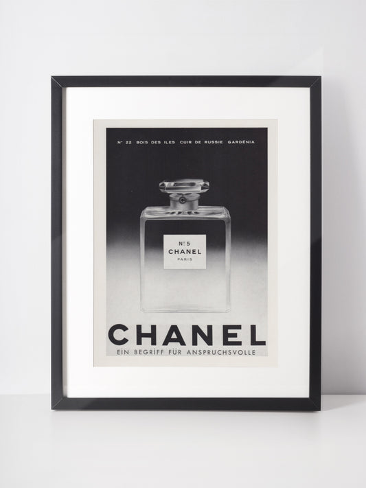 CHANEL 1954 Vintage Print Advertisement No. 5 Perfume Parfum