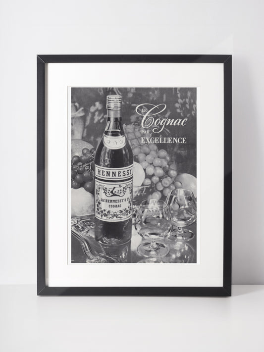 HENNESSY 1954 Vintage Print Advertisement Cognac Drinks