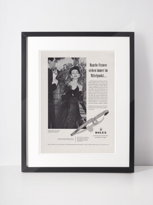 ROLEX 1958 Vintage Print Advertisement Luxury Watches Magazine Ad