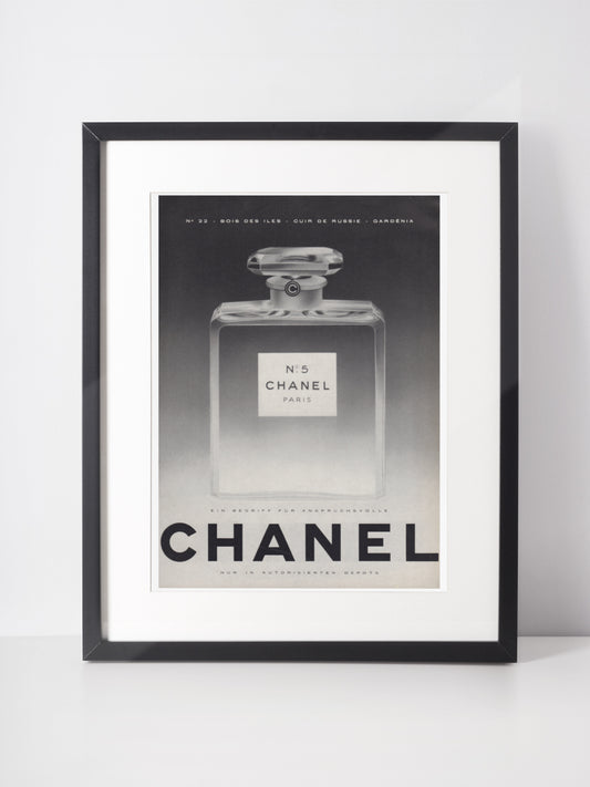 CHANEL 1961 Vintage Advertisement 1960s No. 5 Parfum Perfume Magazine Ad