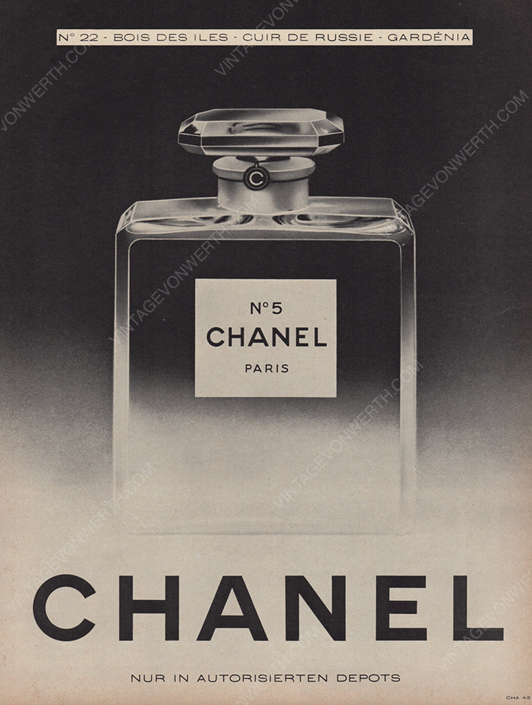 CHANEL 1966 Vintage Advertisement 1960s No. 5 Parfum Perfume Magazine Ad