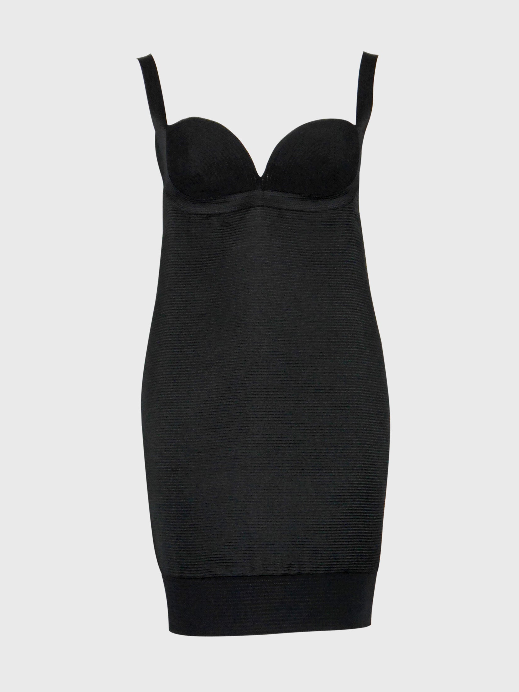 GIANNI VERSACE 1992 Vintage Black Silk Backless Lace-Up Corset Mini Dress  Size XS