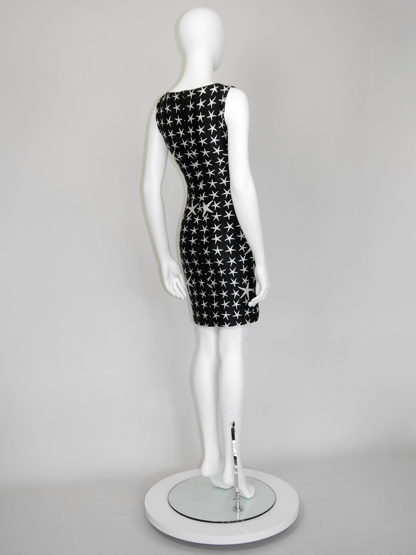 GIANNI VERSACE Spring 1996 Atelier Collection Vintage Starfish Bodycon Mini Dress Size S
