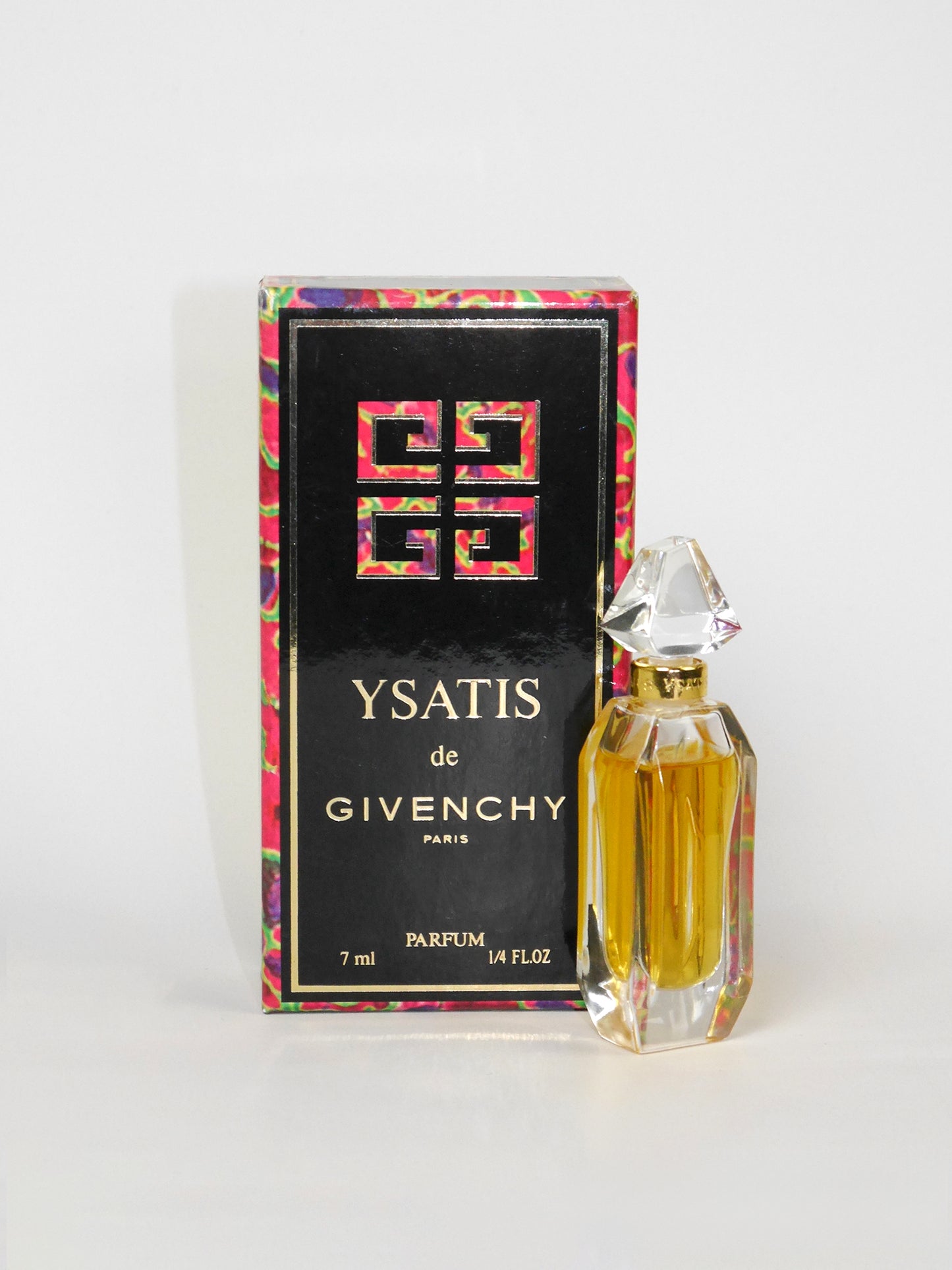 GIVENCHY Ysatis (1984) 7 ml Pure Perfume Splash 1980s Vintage Parfum