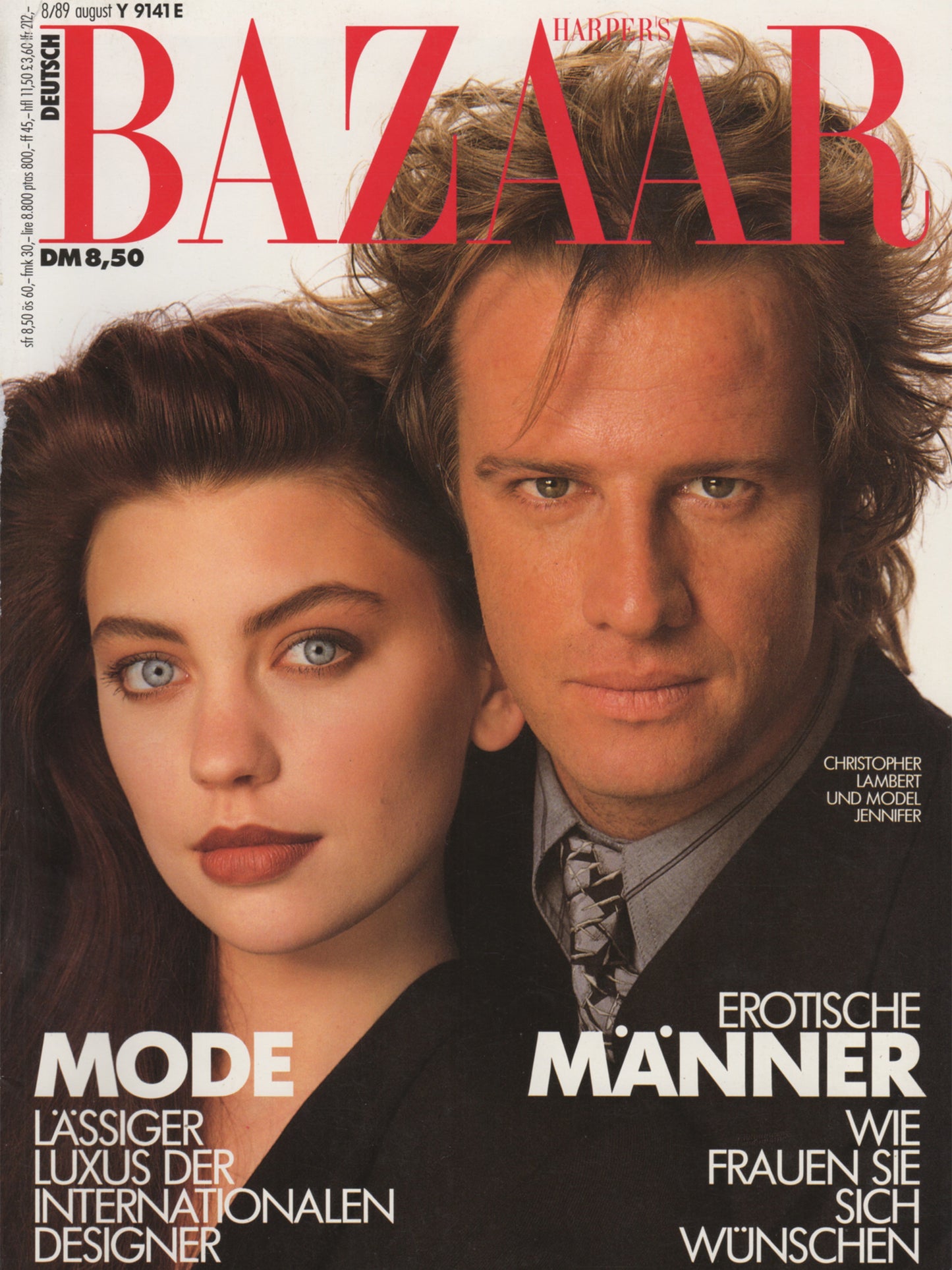 HARPER'S BAZAAR GERMANY August 1989