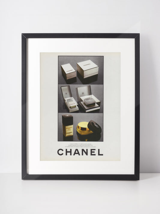 CHANEL 1979 Beauty Skincare Vintage Magazine Advertisement