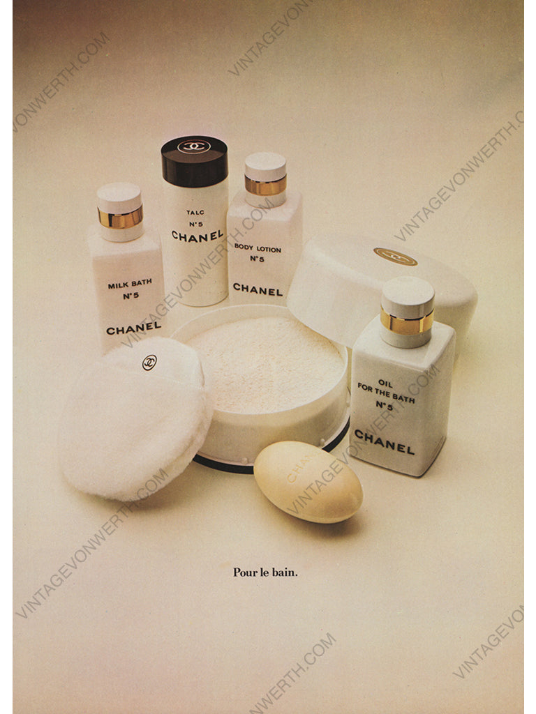 CHANEL 1978 Beauty Skincare Vintage Magazine Advertisement