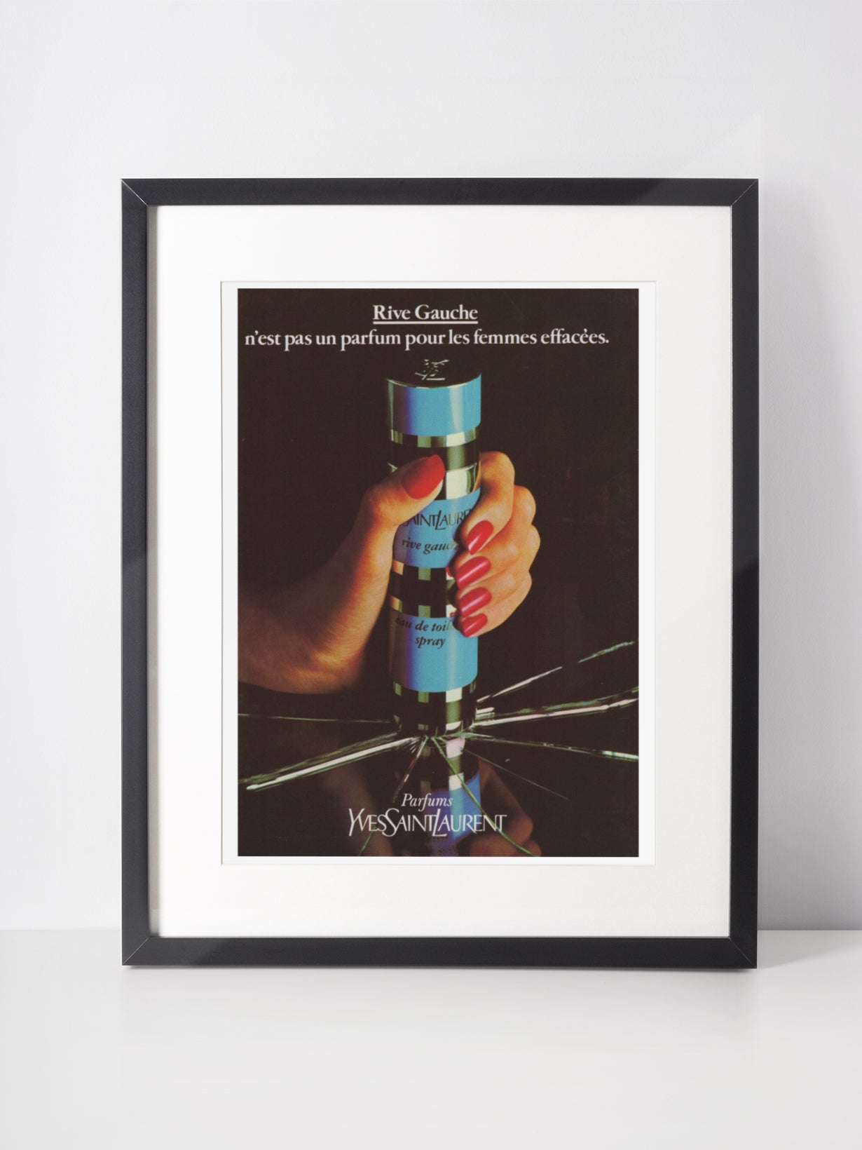 YVES SAINT LAURENT 1978 Rive Gauche Perfume Vintage Advertisement Fragrance