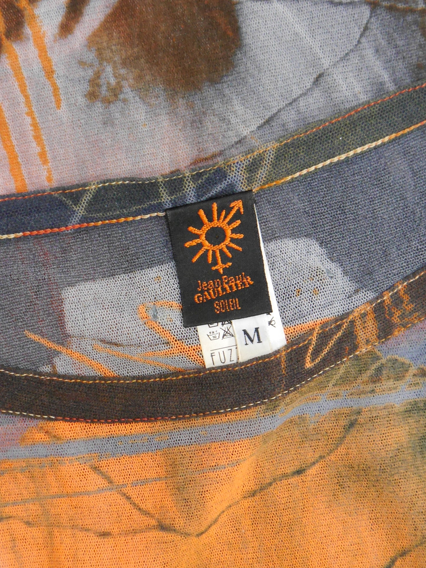 JEAN PAUL GAULTIER Spring 1999 Vintage Venus de Milo Mesh Longsleeve Top Shirt Size M