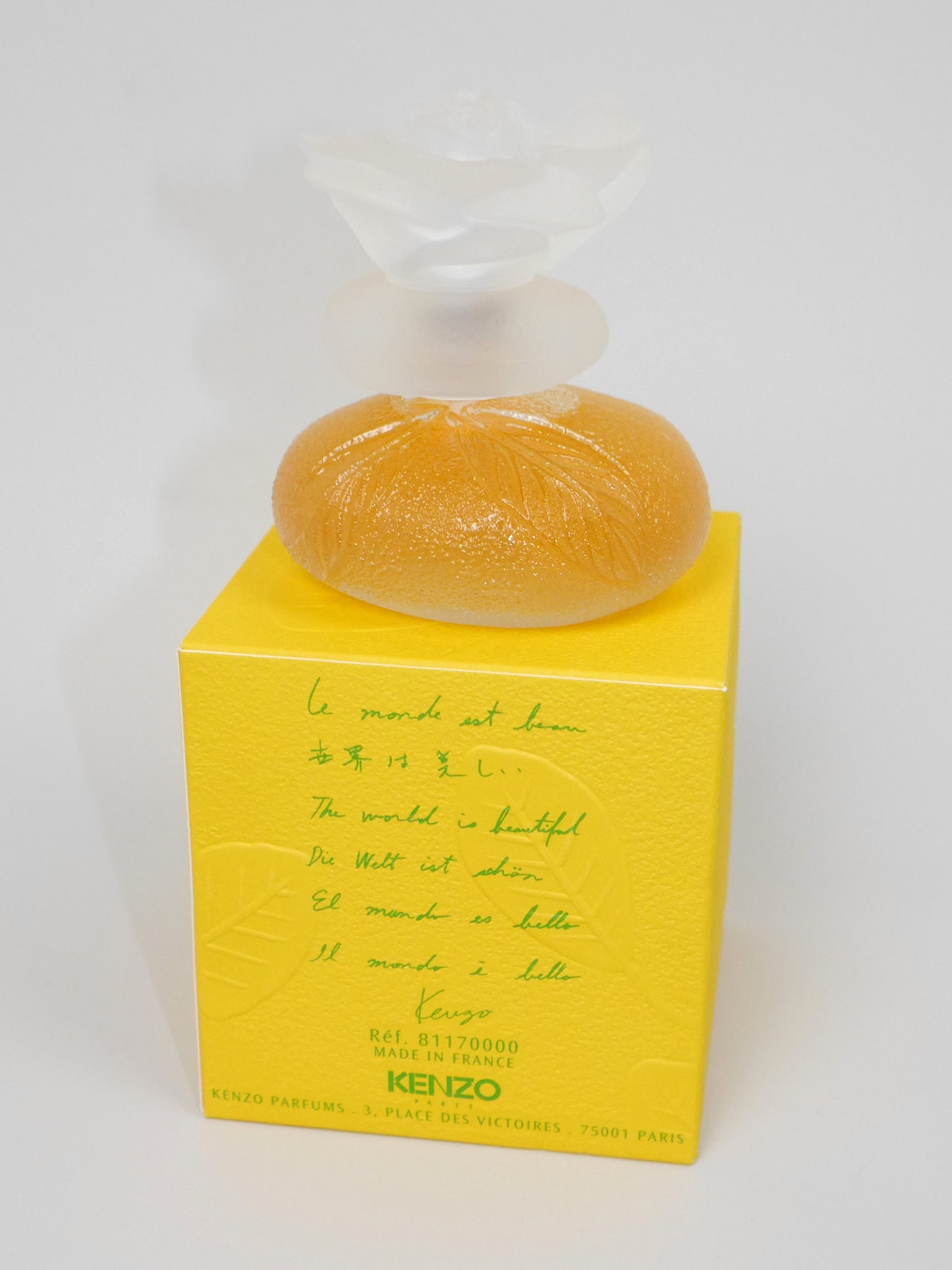 KENZO Le Monde est Beau (1997) 50 ml Eau de Toilette EdT Natural Spray Vintage Perfume Parfum First Version