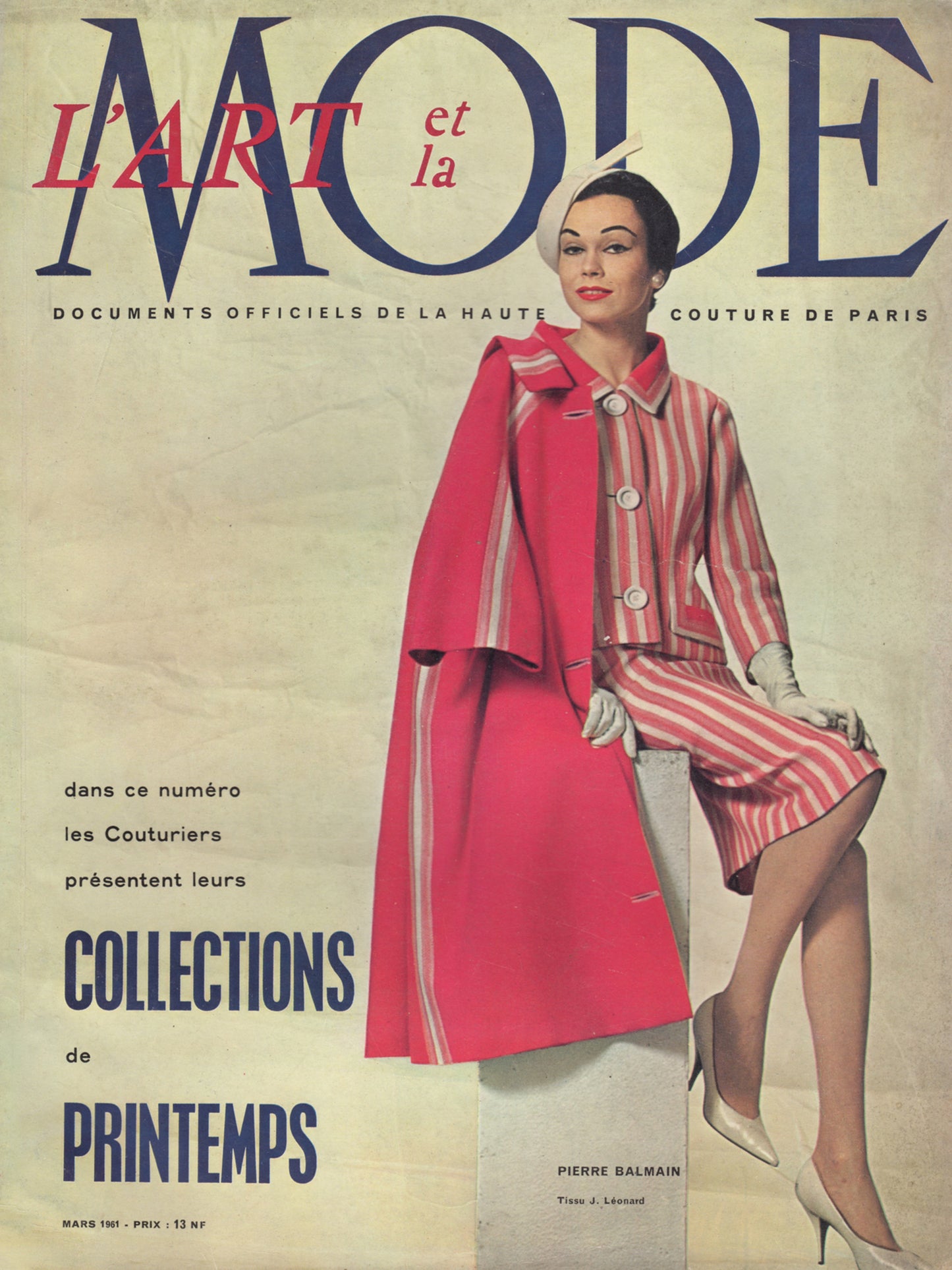 L'ART ET LA MODE March 1961