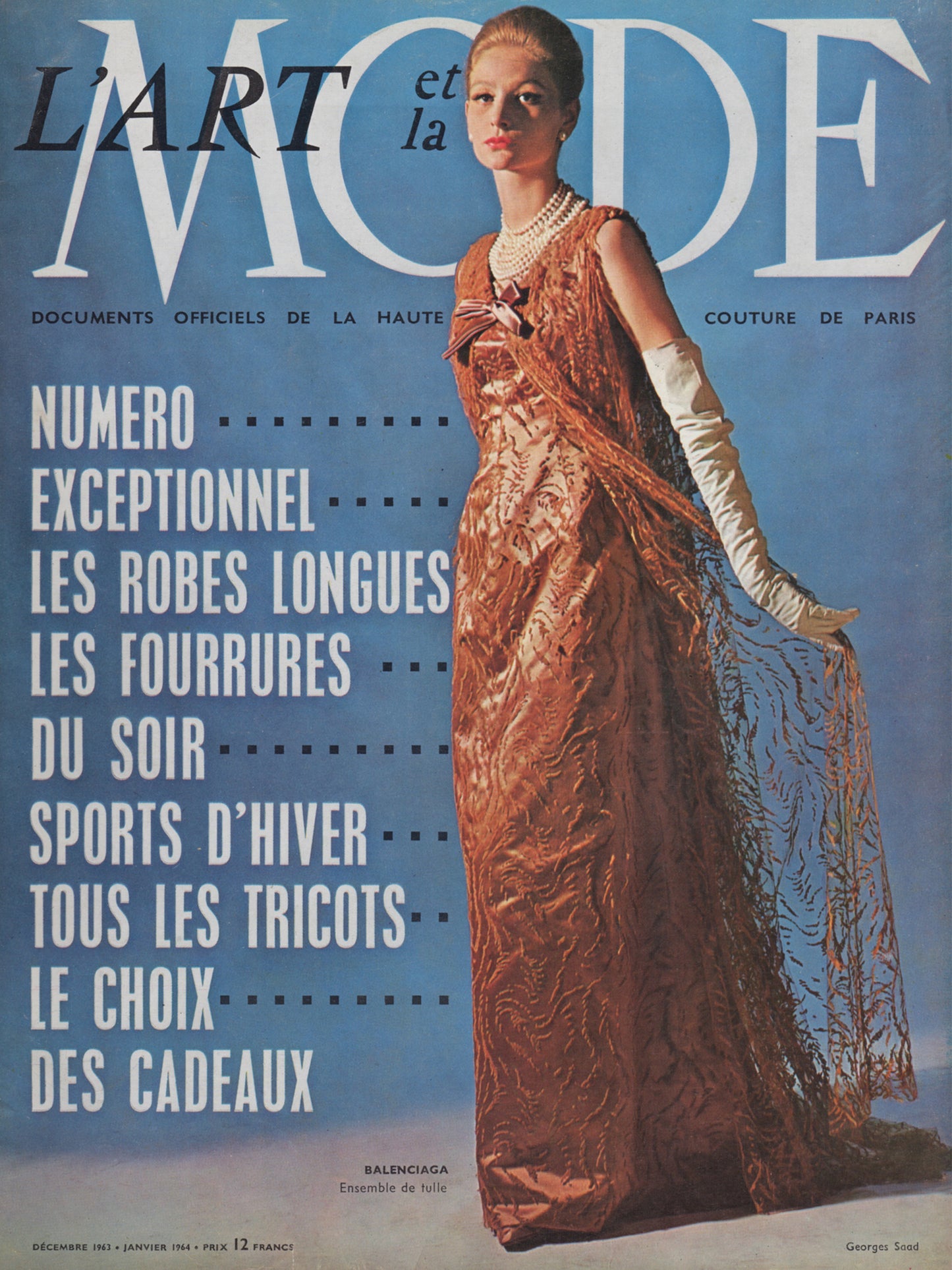 L'ART ET LA MODE December 1963/January 1964