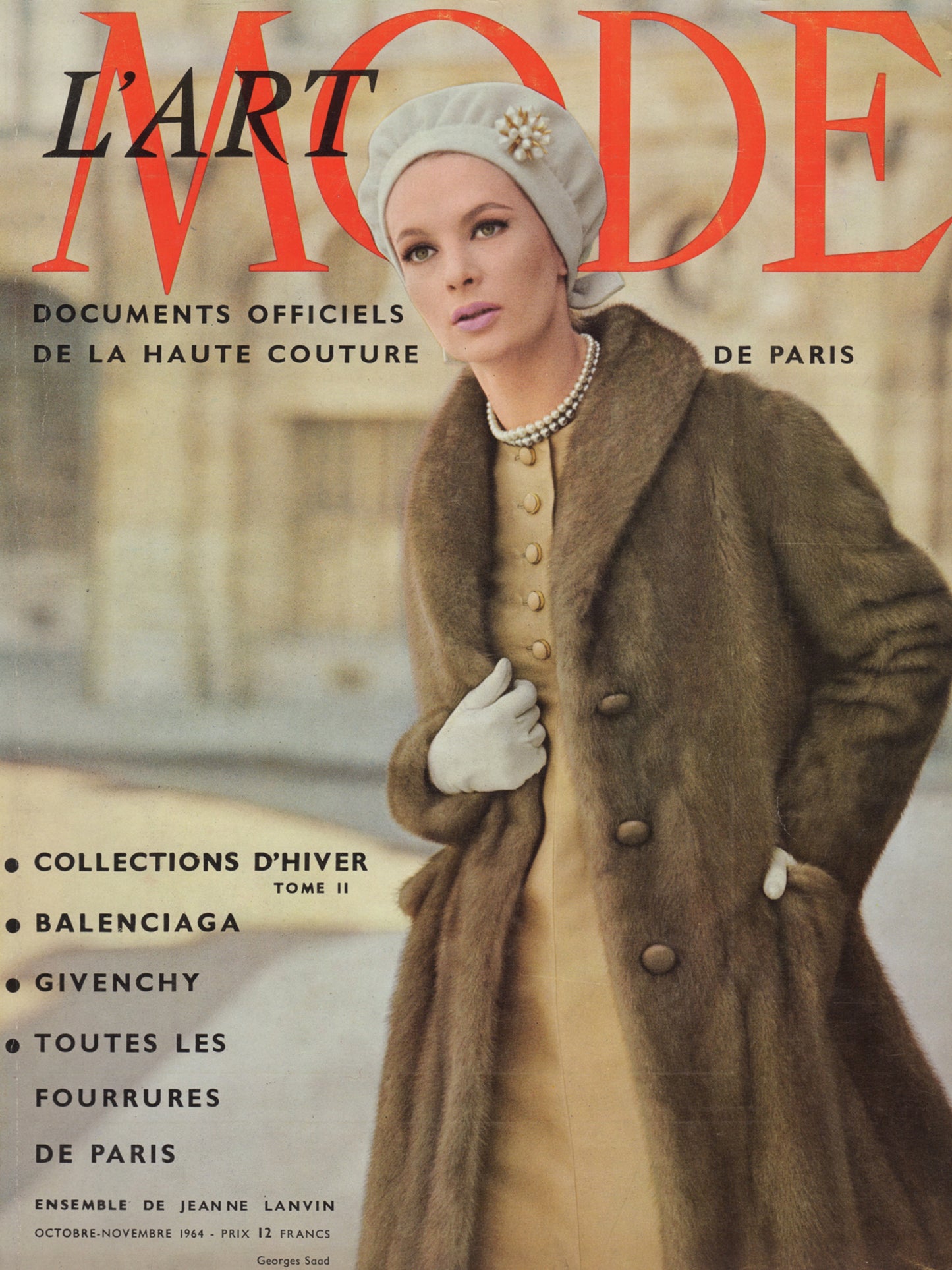 L'ART ET LA MODE October/November 1964