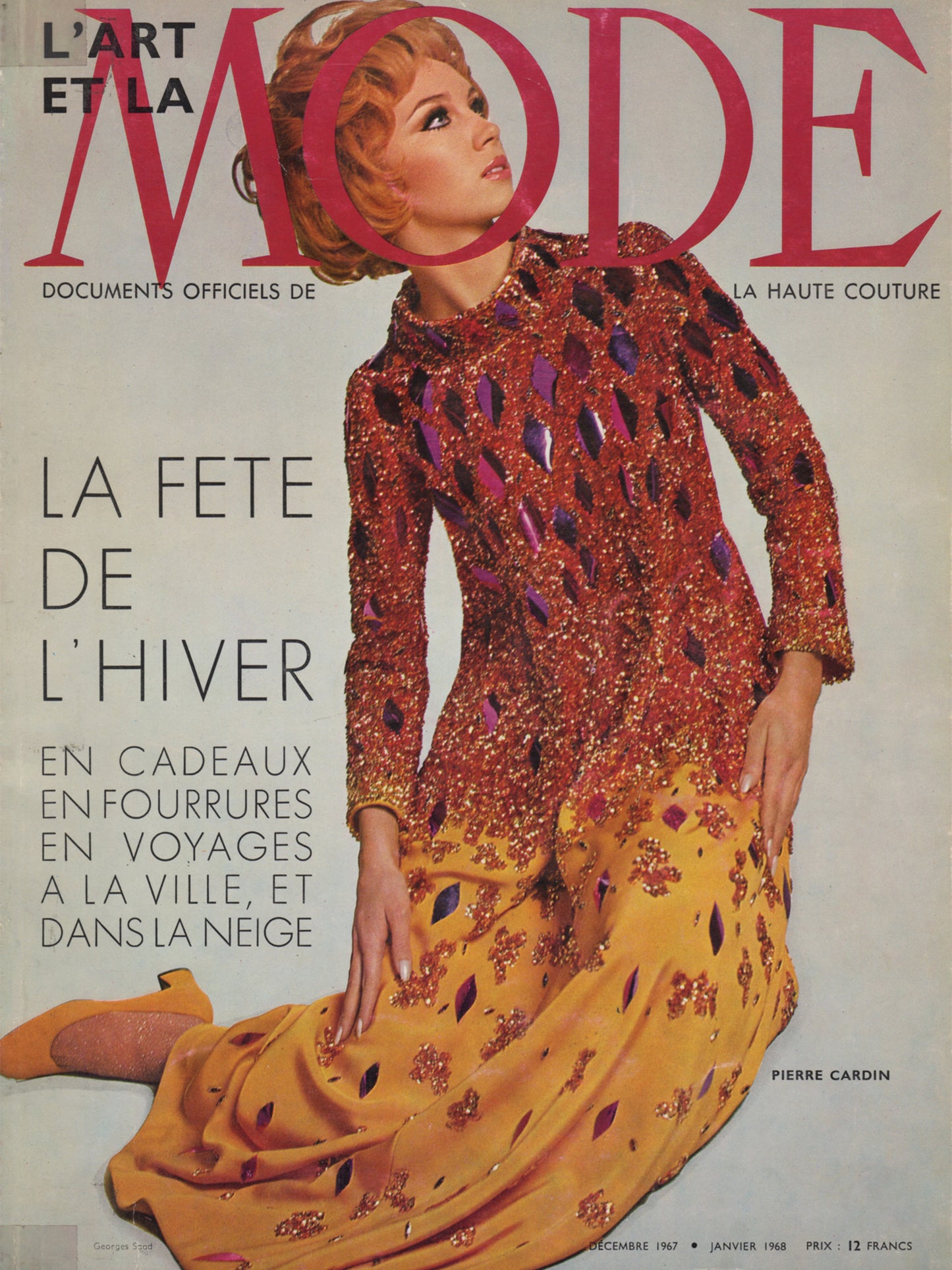 L'ART ET LA MODE December 1967